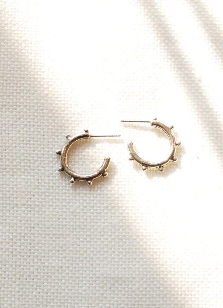 Hawkly Nomad Hoops (Bronze or Silver) - Image 2