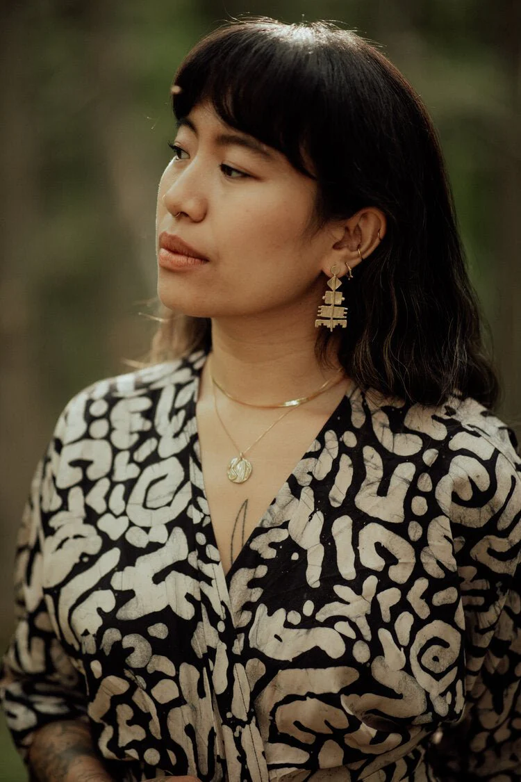 Hawkly Pyra Earrings (Silver or Bronze) - Image 5