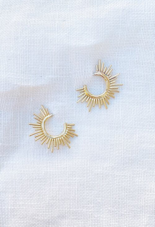 Hawkly Radiance Hoops (Bronze or Silver) - Image 3