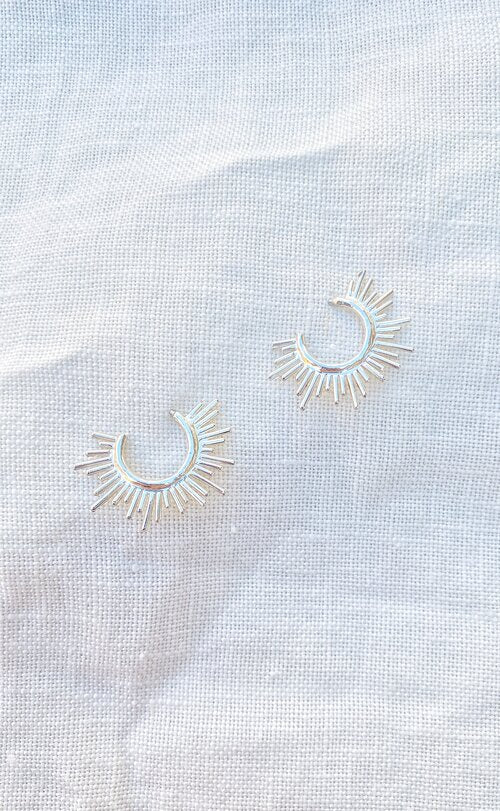 Hawkly Radiance Hoops (Bronze or Silver) - Image 5
