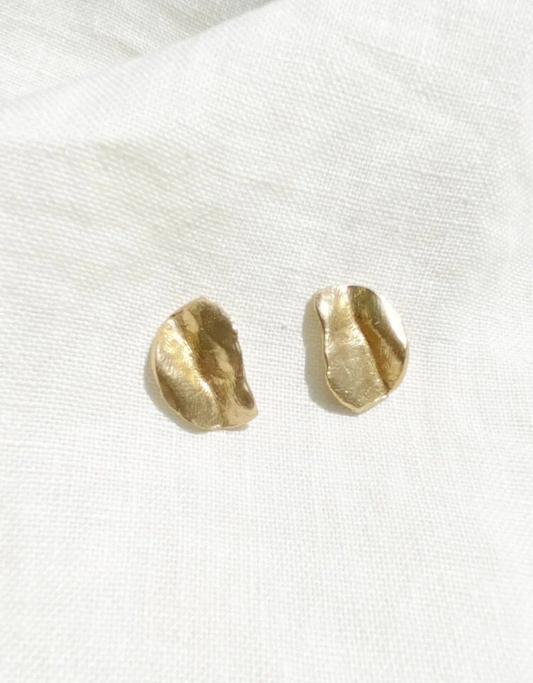 Hawkly Reflection Earrings (Silver or Bronze) - Image 3