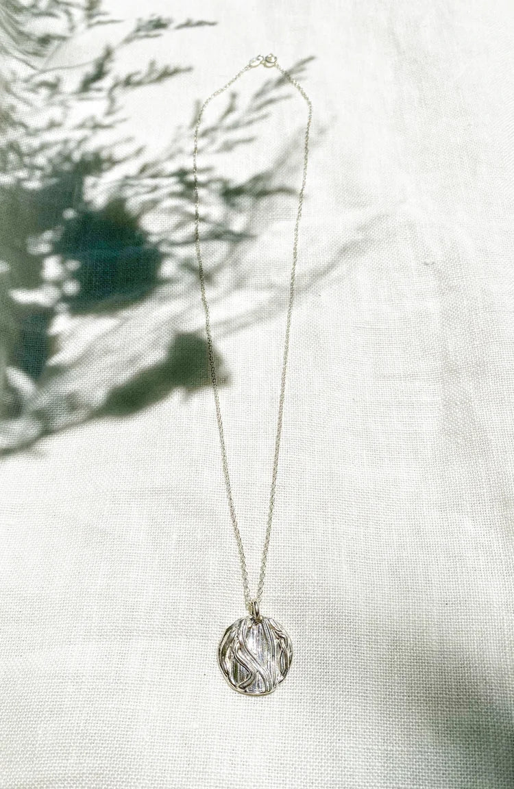 Hawkly Roots Medallion Necklace (Bronze or Silver) - Image 4