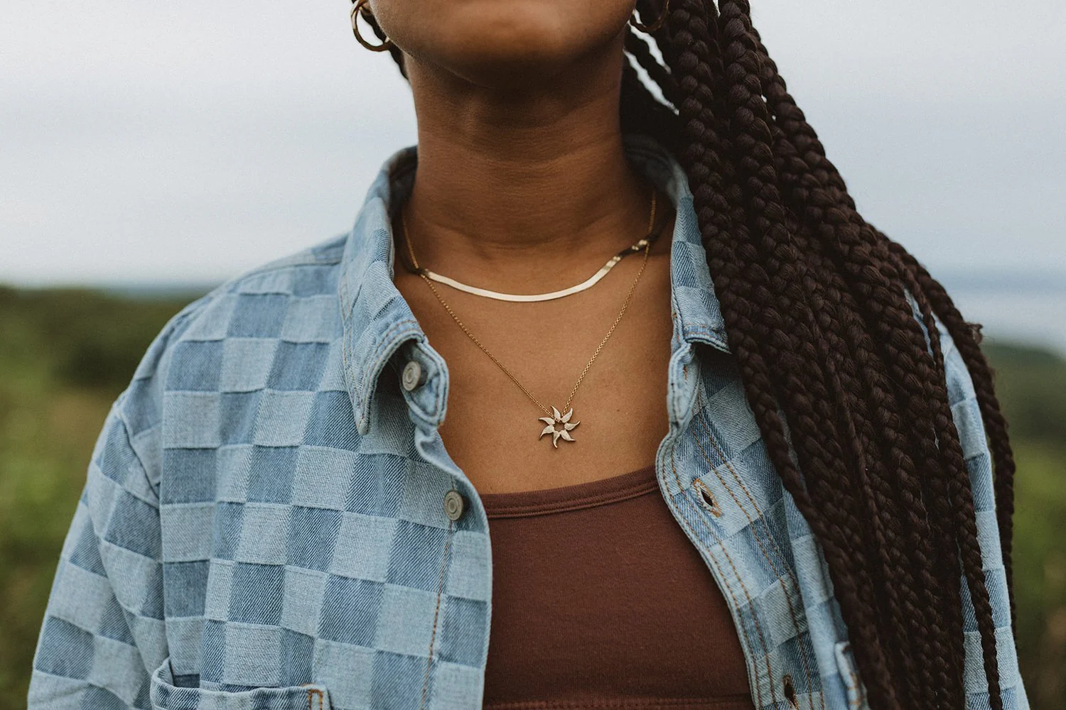 Hawkly Solar Necklace (Bronze or Silver) - Image 6