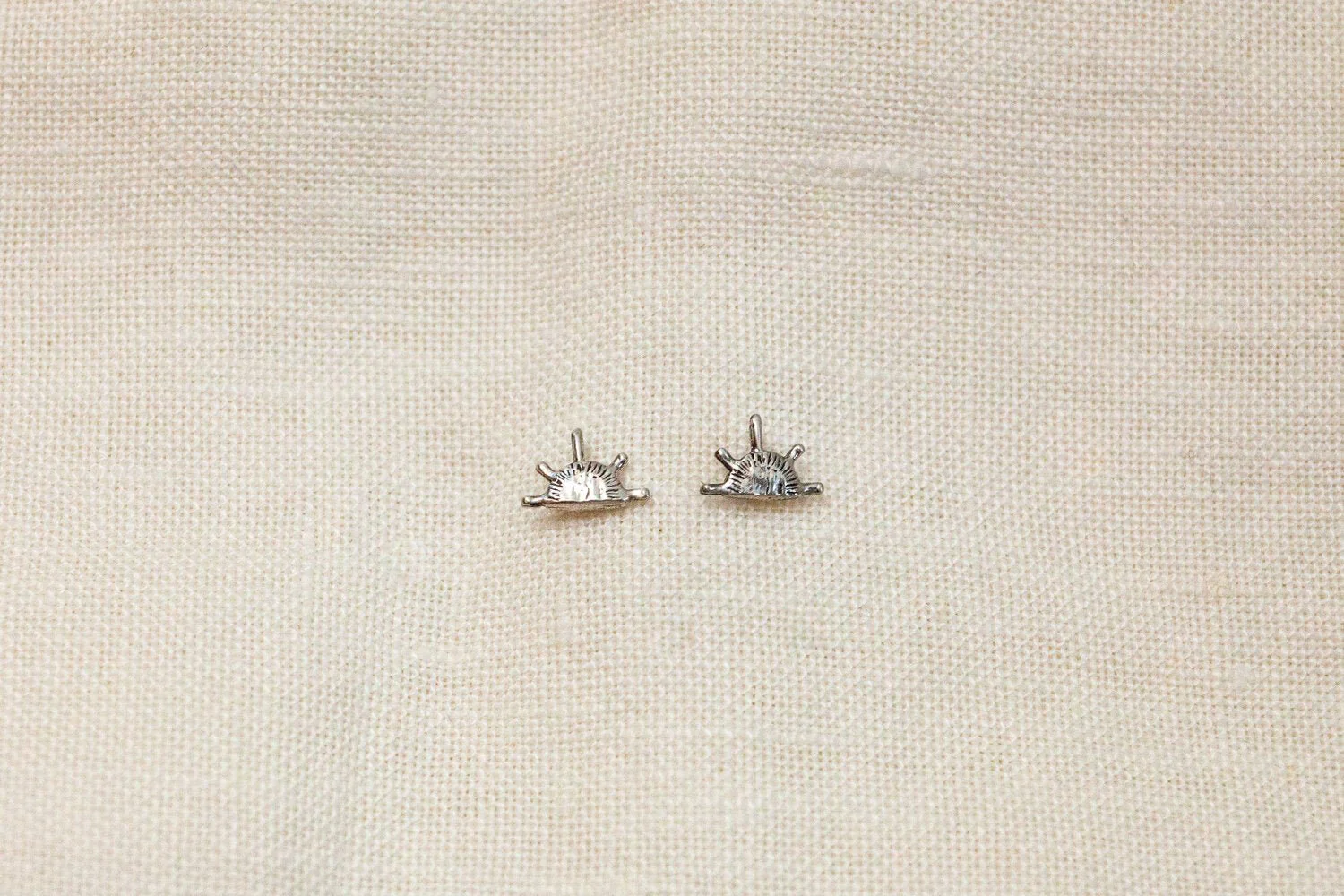 Hawkly Sunburst Studs (Bronze or Silver) - Image 2