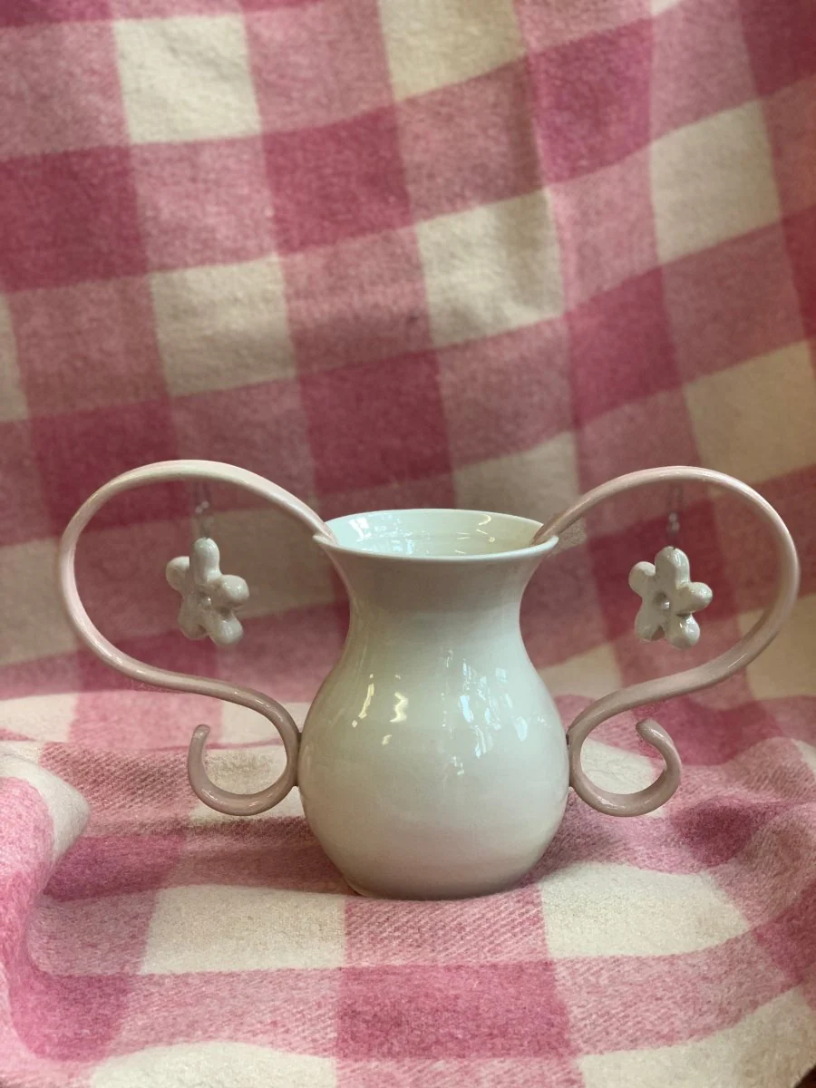 High Noon Ceramics Fleur Earrings Vase