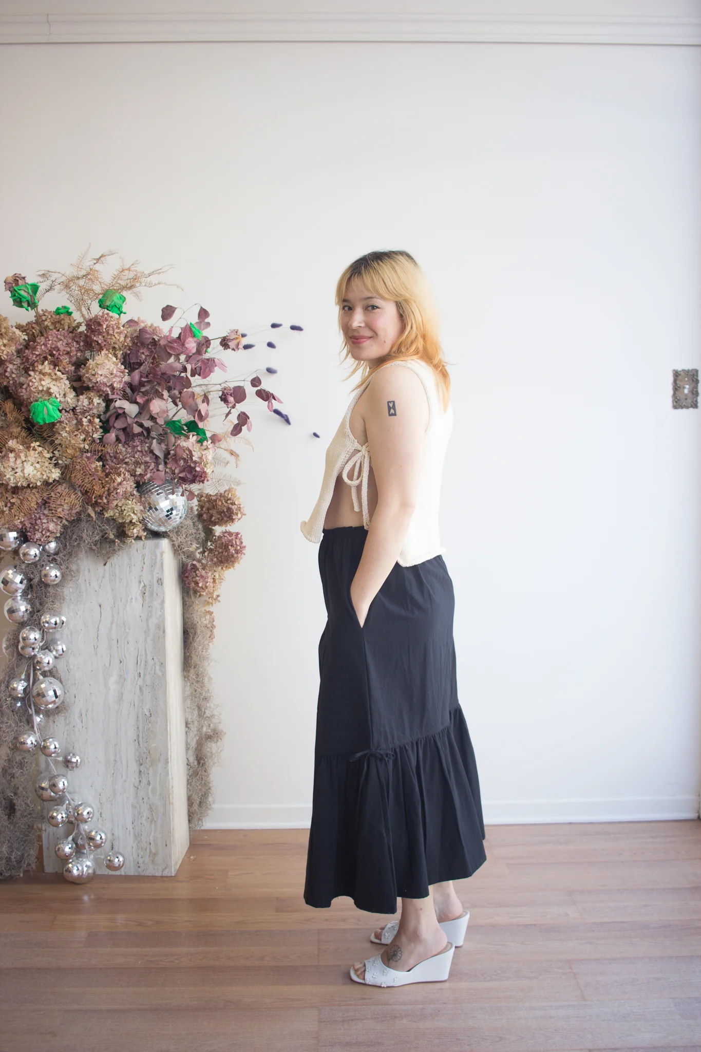 Hijulez Museum Skirt (Black) - Image 5