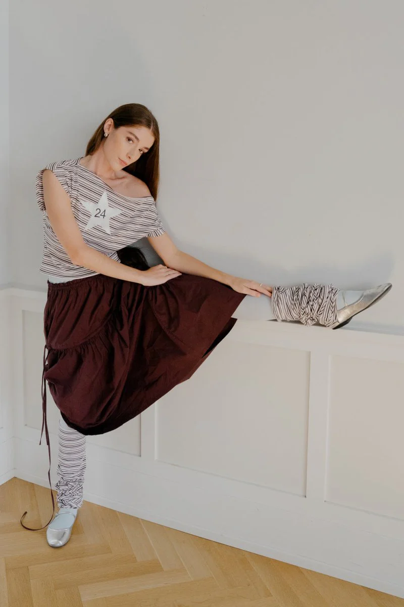 Hijulez Museum Skirt (Merlot) - Image 6