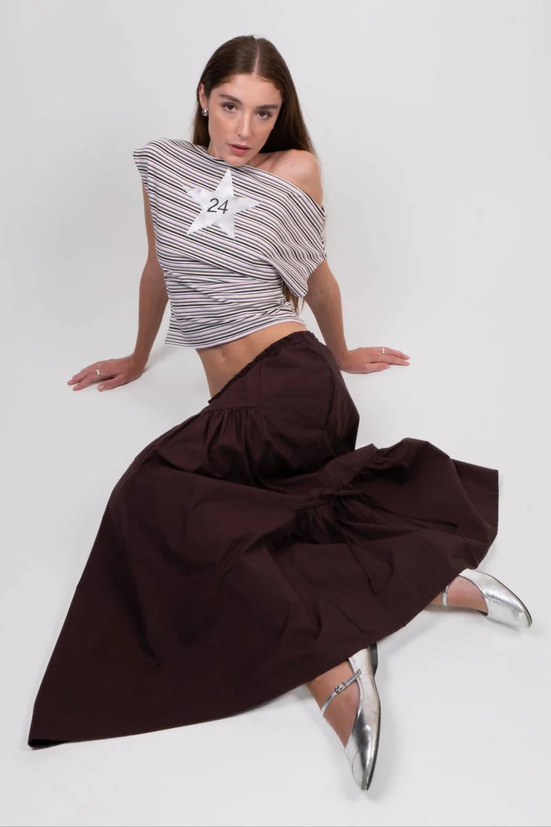 Hijulez Museum Skirt (Merlot) - Image 7
