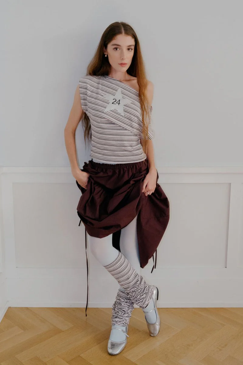 Hijulez Museum Skirt (Merlot) - Image 9