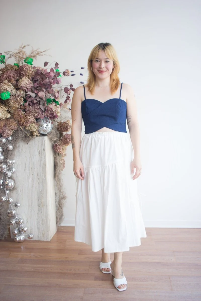 Hijulez Museum Skirt (White) - Image 3