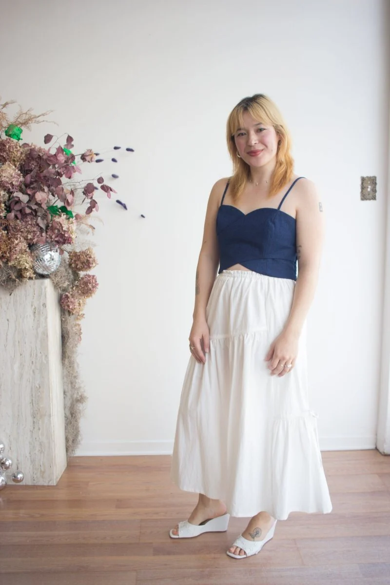 Hijulez Museum Skirt (White) - Image 4