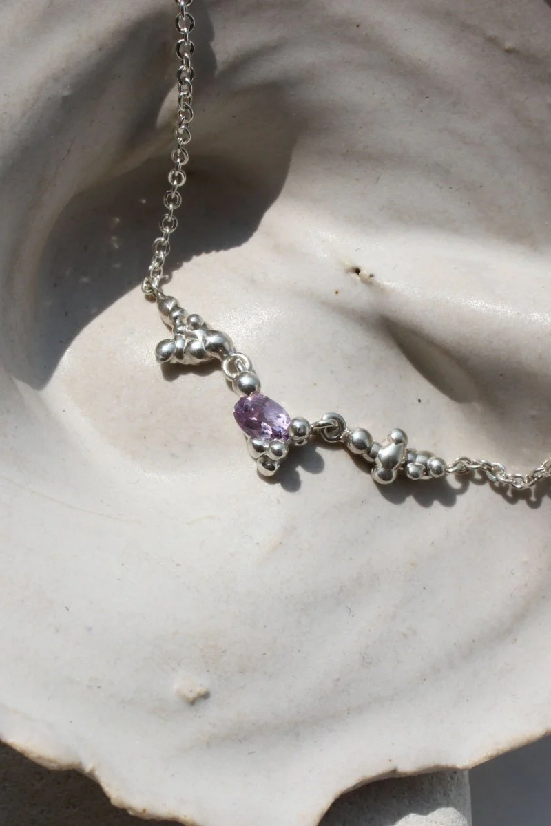House of Hudson Amethyst Droplet Chain - Image 3