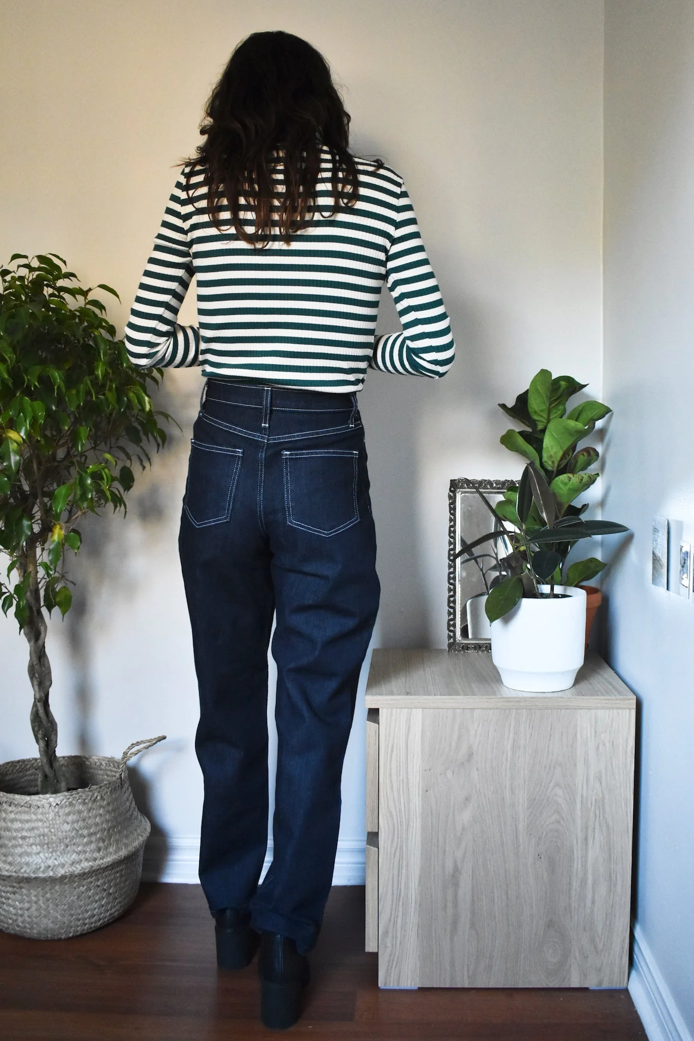 Iris Denim Line Up Jeans (Dark Blue) - Image 11
