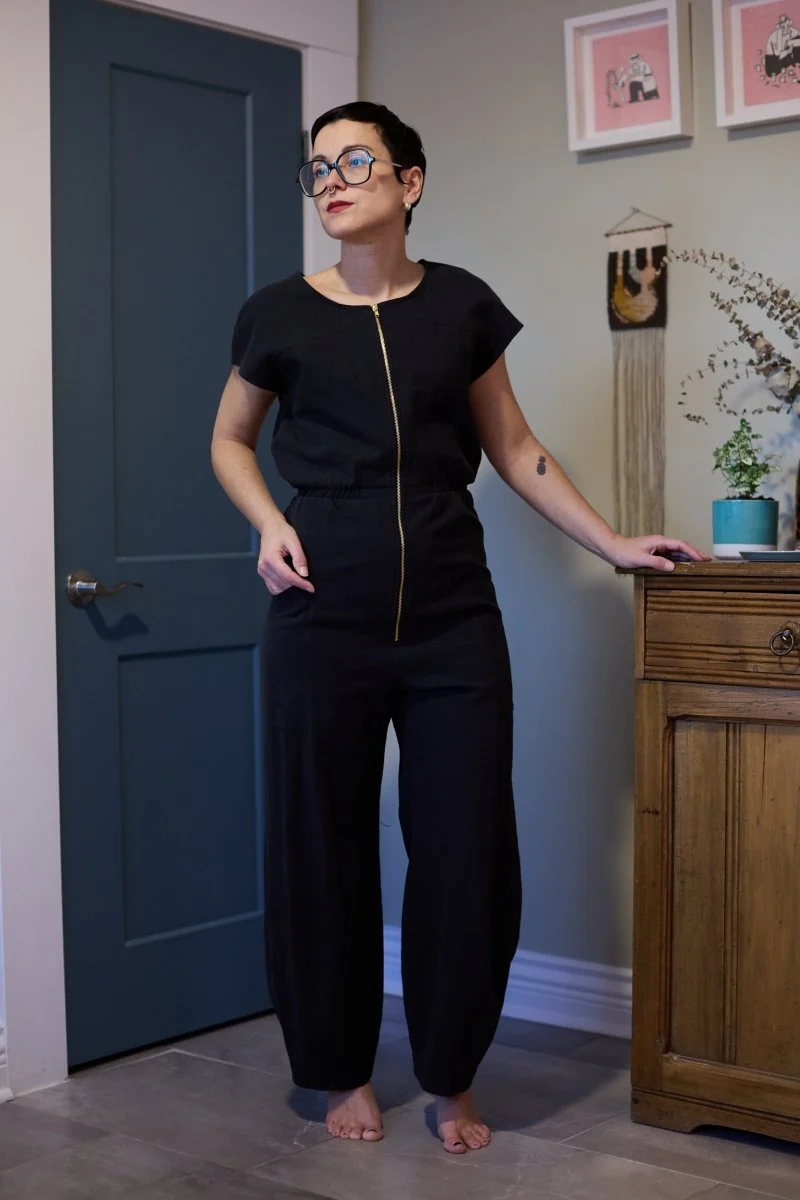 Jennifer Glasgow Cybele Jumpsuit (Black) - Image 2