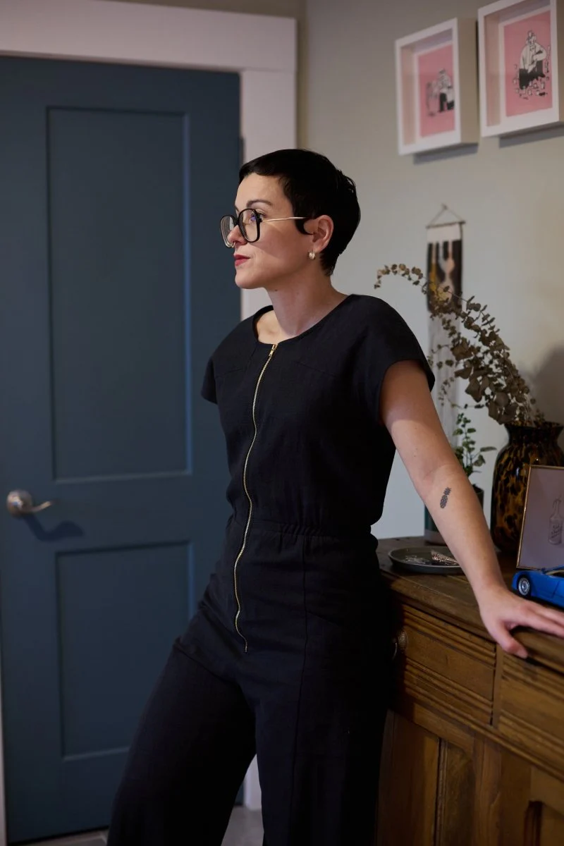 Jennifer Glasgow Cybele Jumpsuit (Black) - Image 4