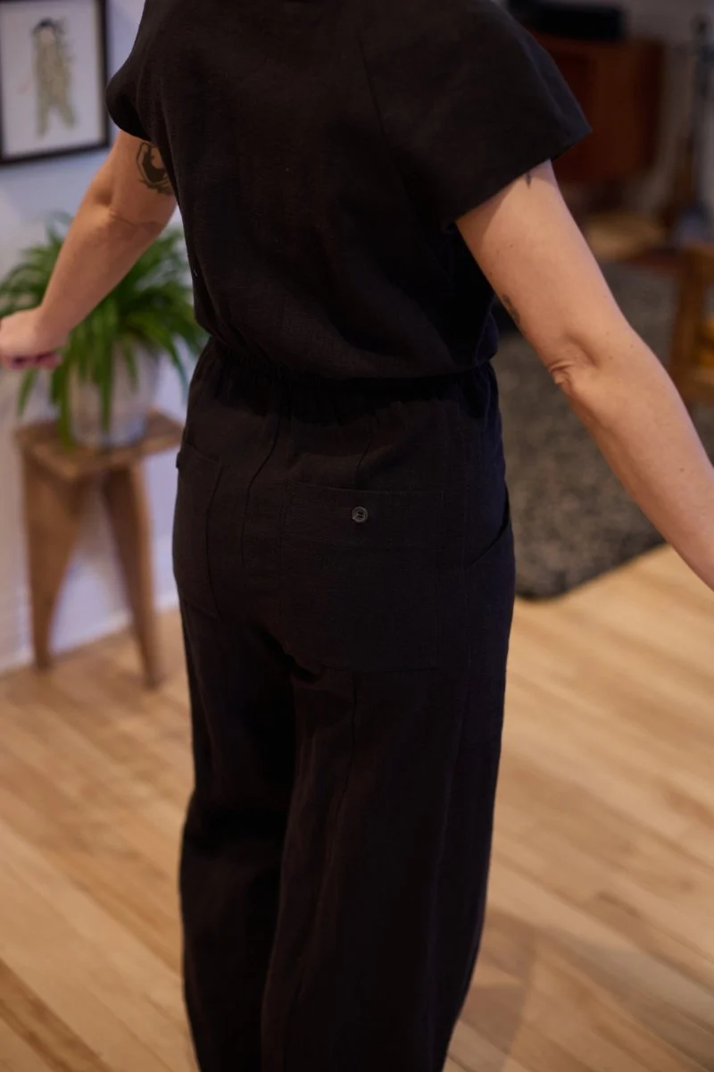 Jennifer Glasgow Cybele Jumpsuit (Black) - Image 5