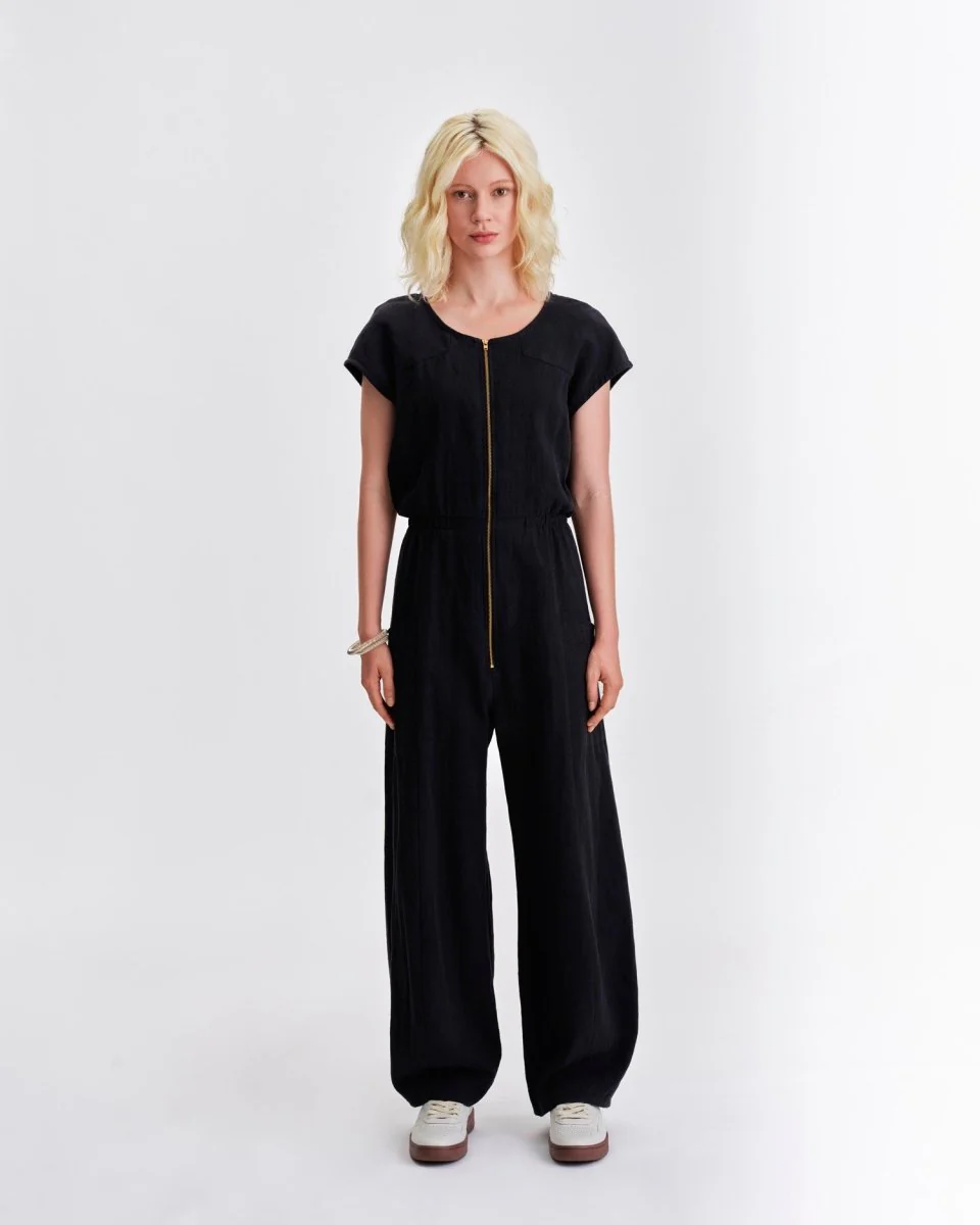 Jennifer Glasgow Cybele Jumpsuit (Black) - Image 6