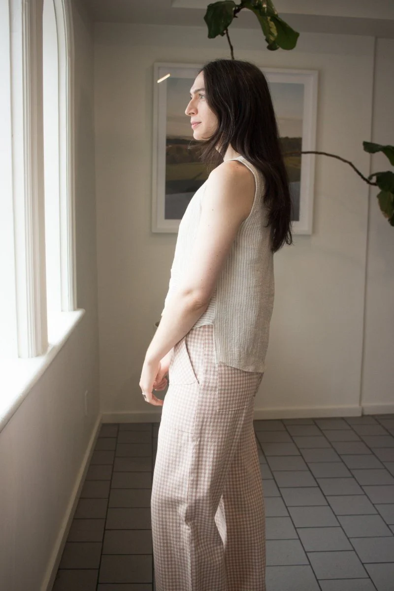 Jennifer Glasgow Deva Top (Ivory Stripe) - Image 3