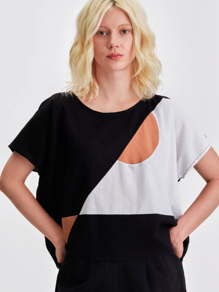 Jennifer Glasgow Kamira Top (Black) - Image 8