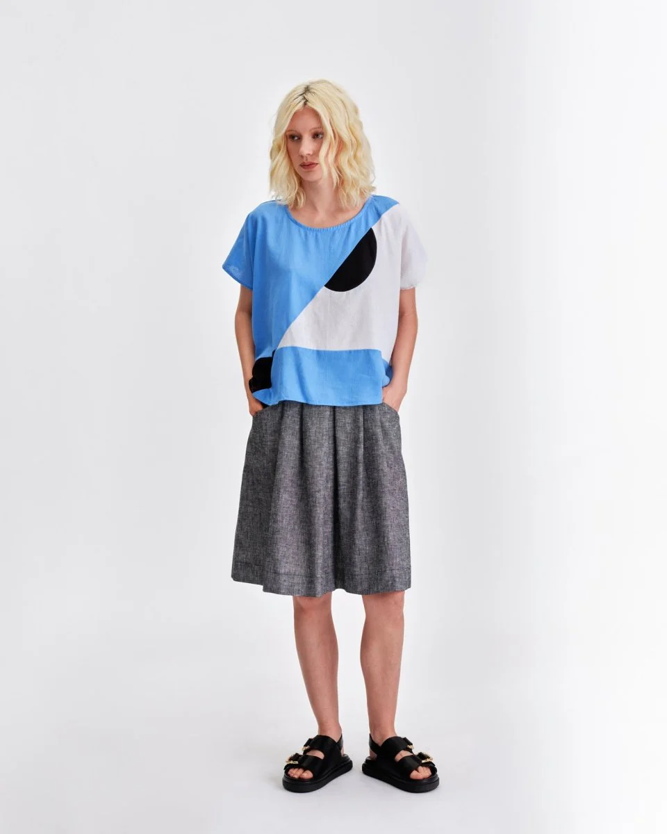Jennifer Glasgow Kamira Top (Sky Blue) - Image 4