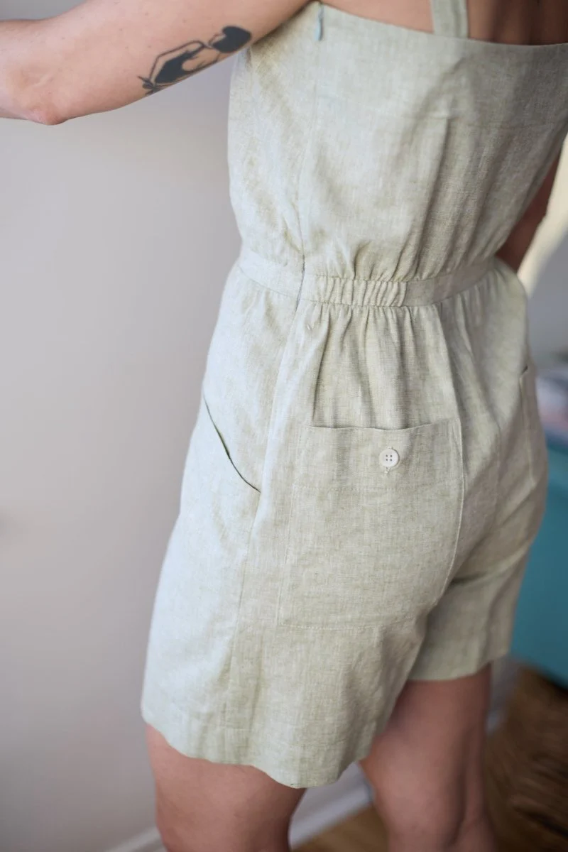 Jennifer Glasgow Lua Playsuit (Matcha) - Image 3