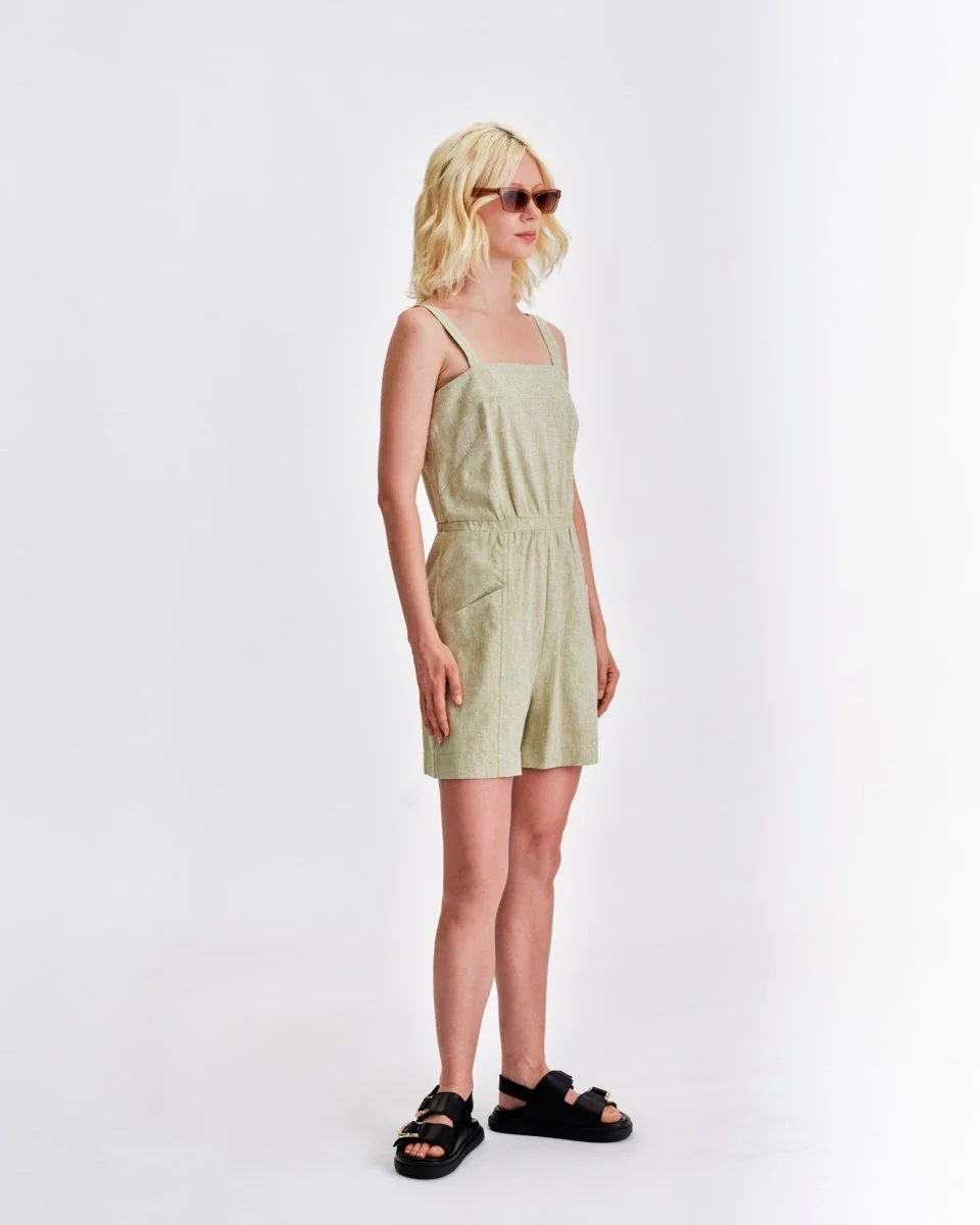 Jennifer Glasgow Lua Playsuit (Matcha) - Image 6