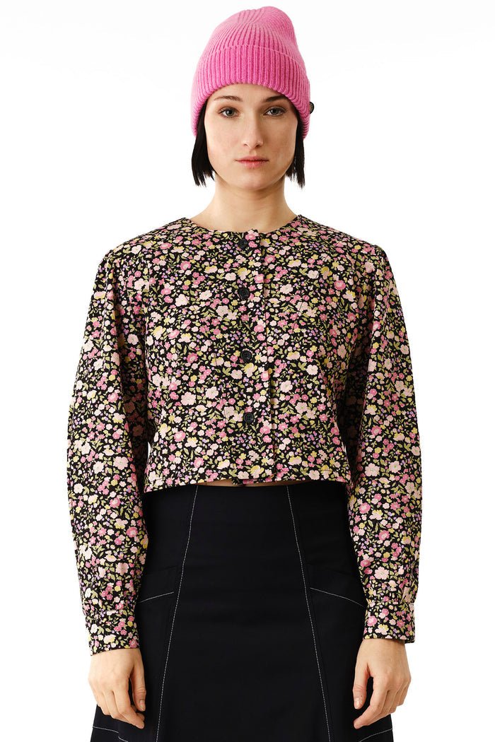 Jennifer Glasgow Polaris Top (Black Floral) - Image 4