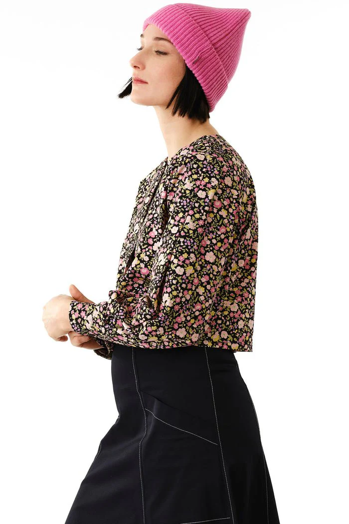 Jennifer Glasgow Polaris Top (Black Floral) - Image 5