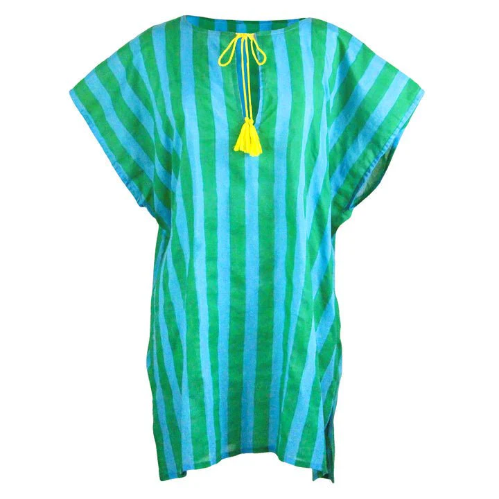 Kate Austin Designs Daphne Kaftan (Garden Cabana Stripe)