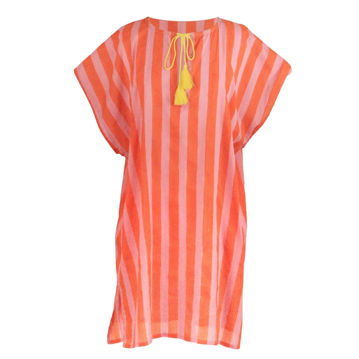 Kate Austin Designs Daphne Kaftan (Pink/Orange Cabana Stripe)