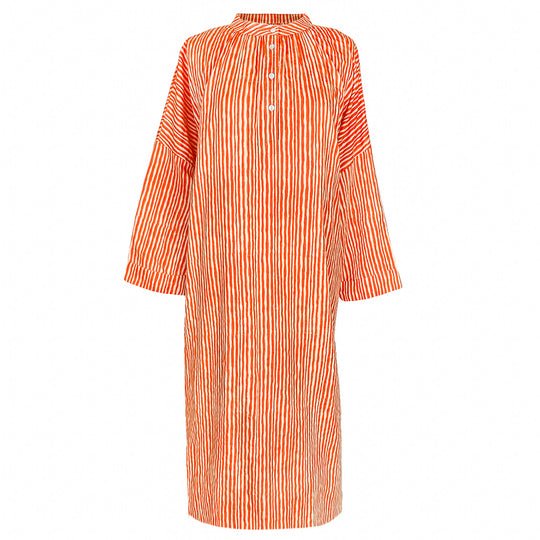 Kate Austin Designs Georgia Dress (Red and Sand Stripe) - Image 6