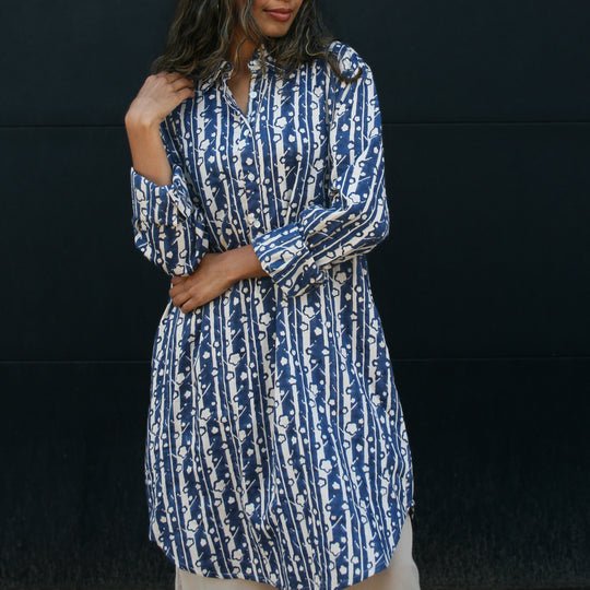 Kate Austin Designs Katherine Shirt Dress (Birch) - Image 5