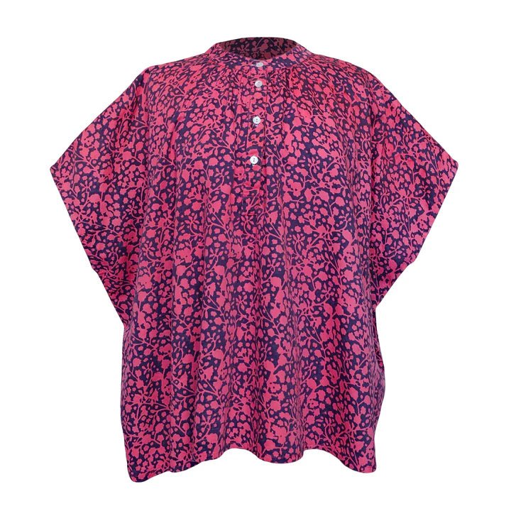 Kate Austin Designs Marina Top (Navy/Pink Jasmine) - Image 4