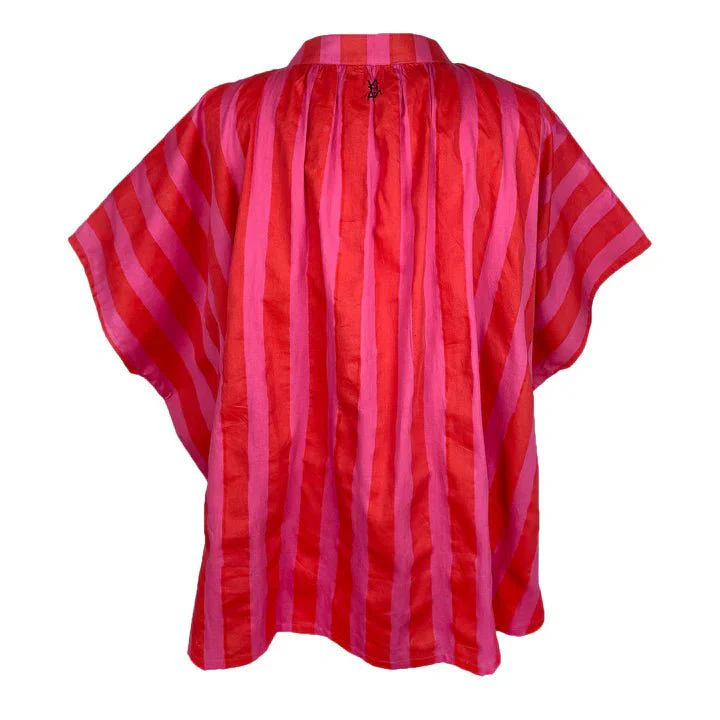 Kate Austin Designs Marina Top (Pink/Red Cabana Stripe) - Image 13