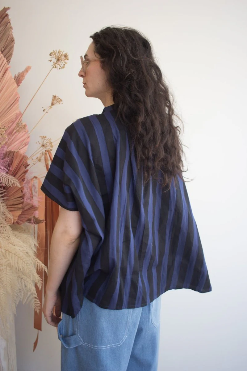 Kate Austin Designs Marina Top (Midnight Cabana Stripe) - Image 2