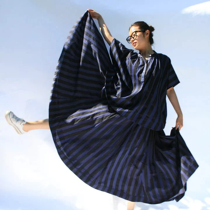 Kate Austin Designs Marina Top (Midnight Cabana Stripe) - Image 7