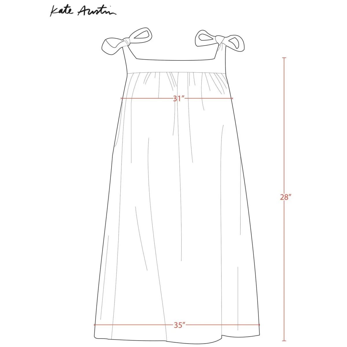 Kate Austin Designs Mimi Dress (Aqua Cabana Stripe) - Image 4