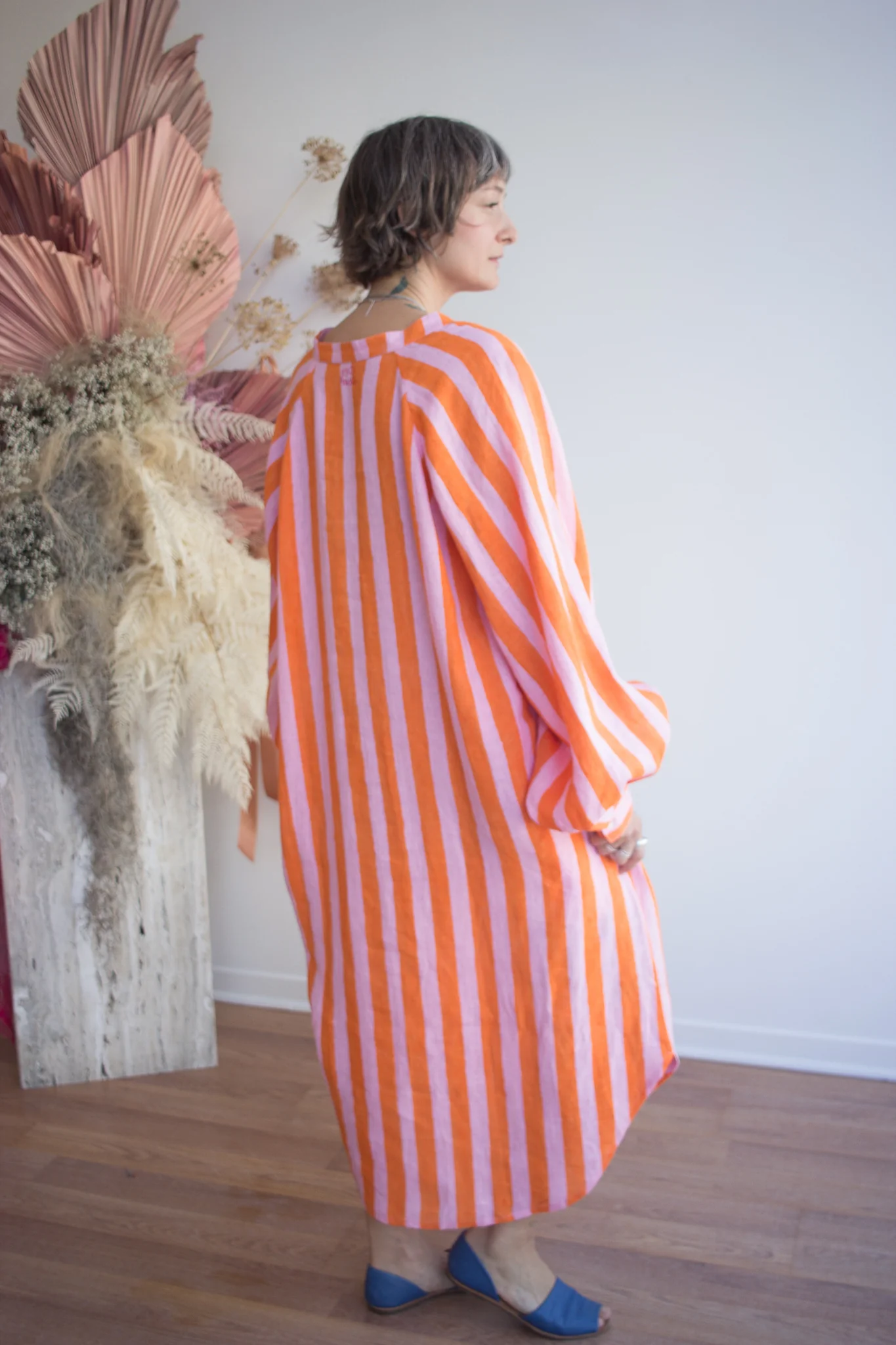 Kate Austin Designs Ruby Dress (Sorbet Cabana Stripe) - Image 3
