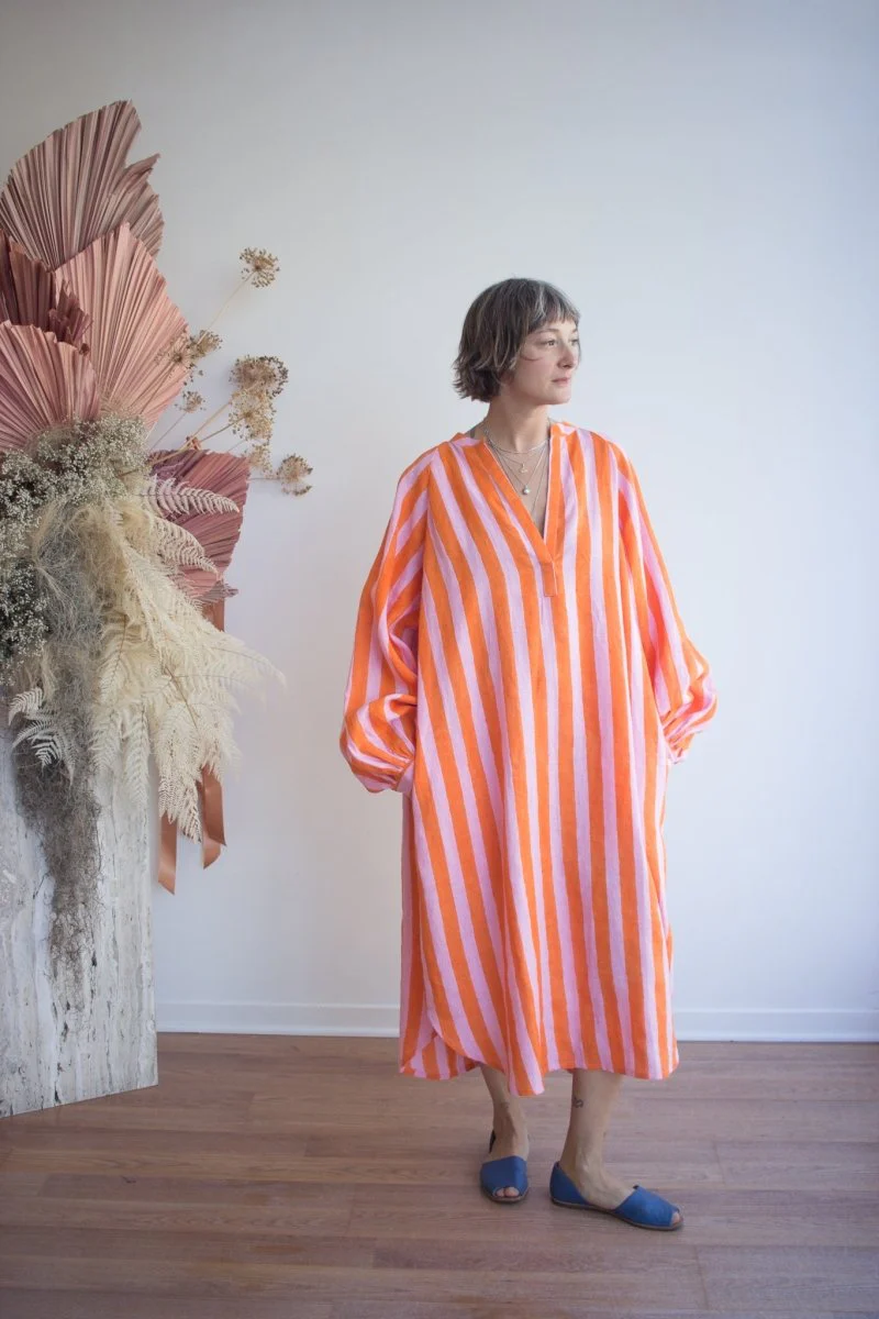 Kate Austin Designs Ruby Dress (Sorbet Cabana Stripe) - Image 4