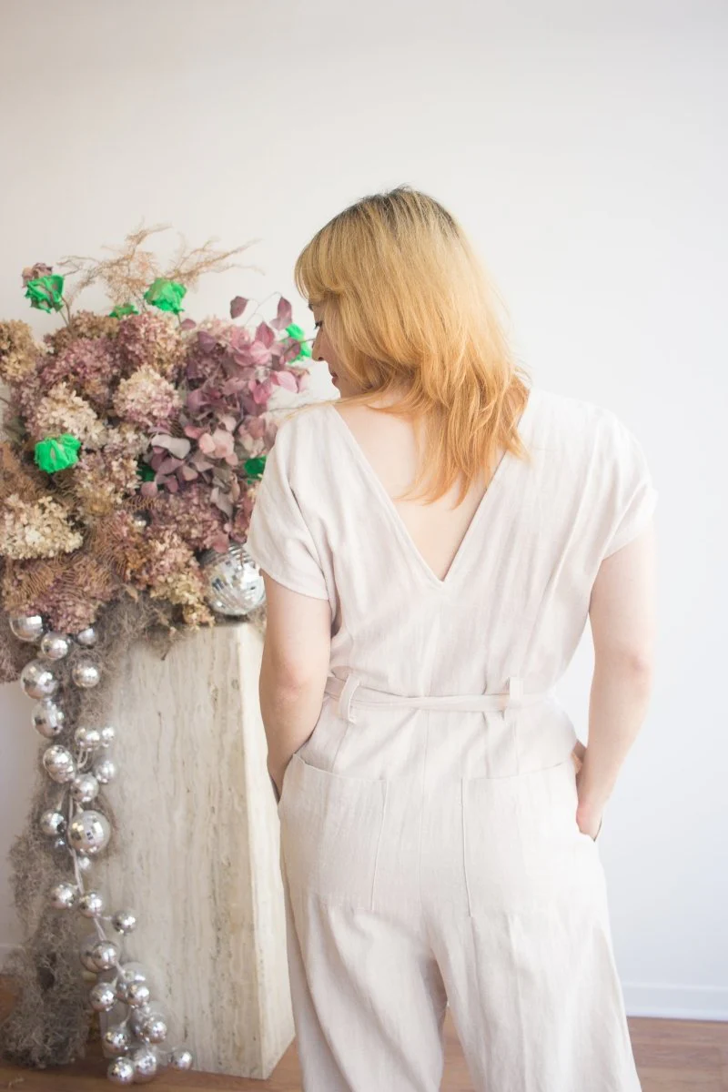Korelli Alexandra Jumpsuit (Beige) - Image 10