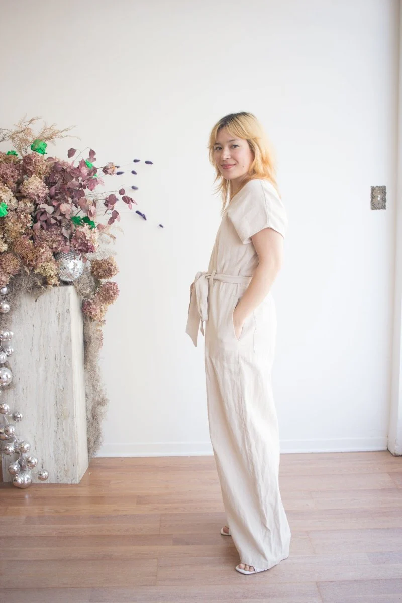 Korelli Alexandra Jumpsuit (Beige) - Image 3