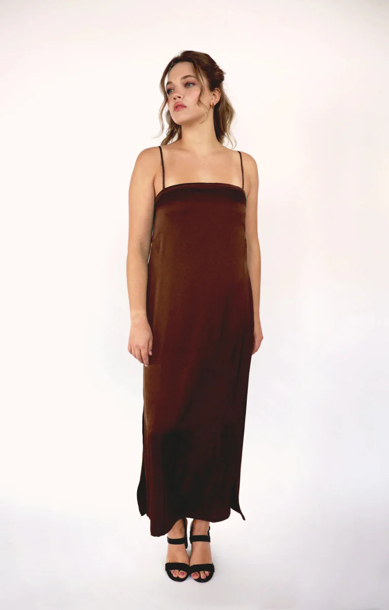 Korelli Ariel Dress (Chocolate) - Image 4