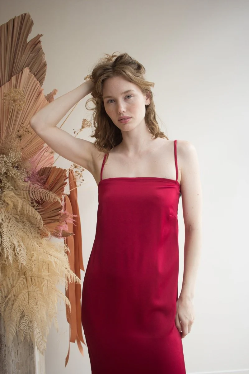 Korelli Ariel Dress (Wine) - Image 2