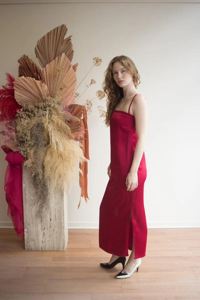 Korelli Ariel Dress (Wine) - Image 3