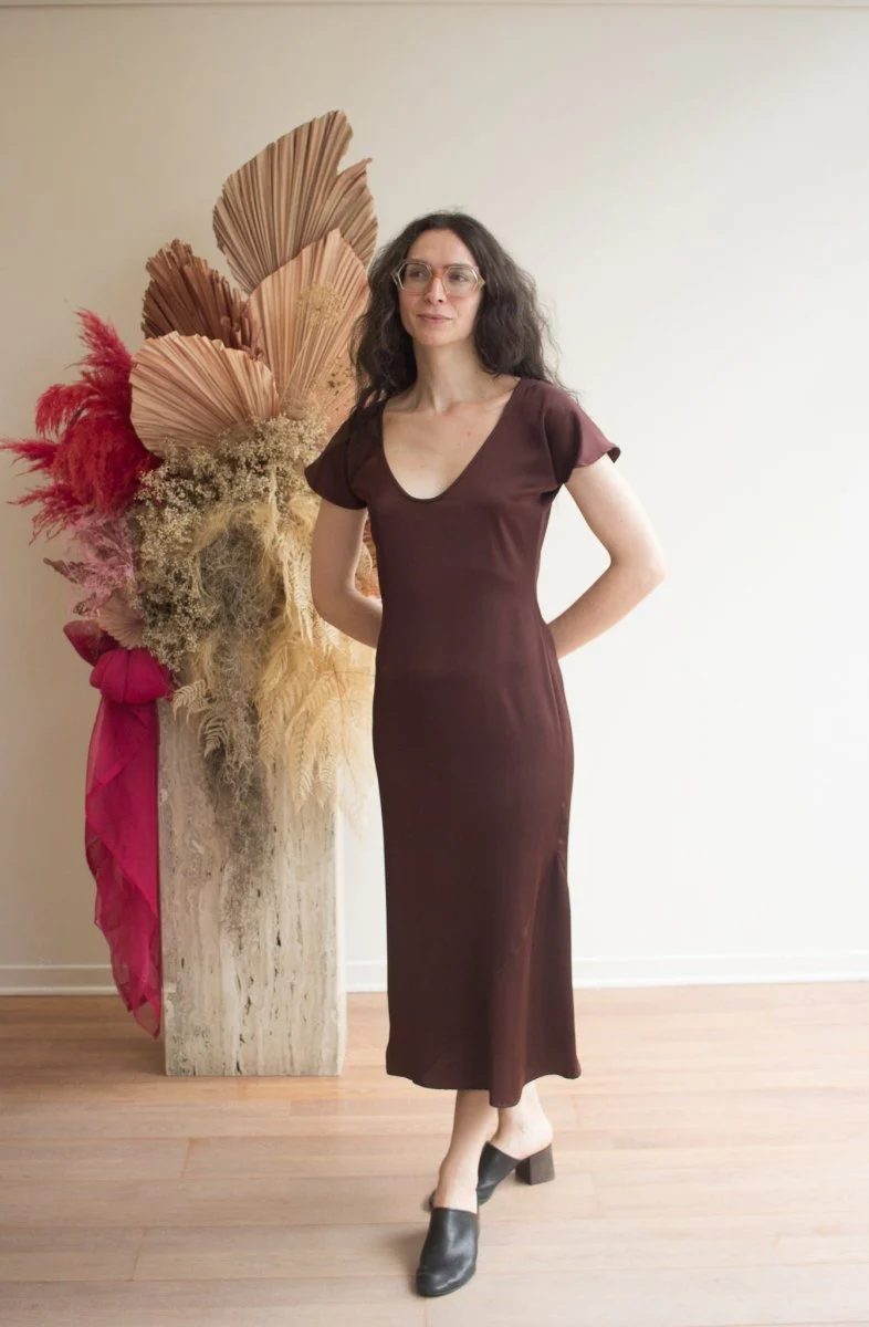 Korelli Aurora Reversible Dress (Chocolate)