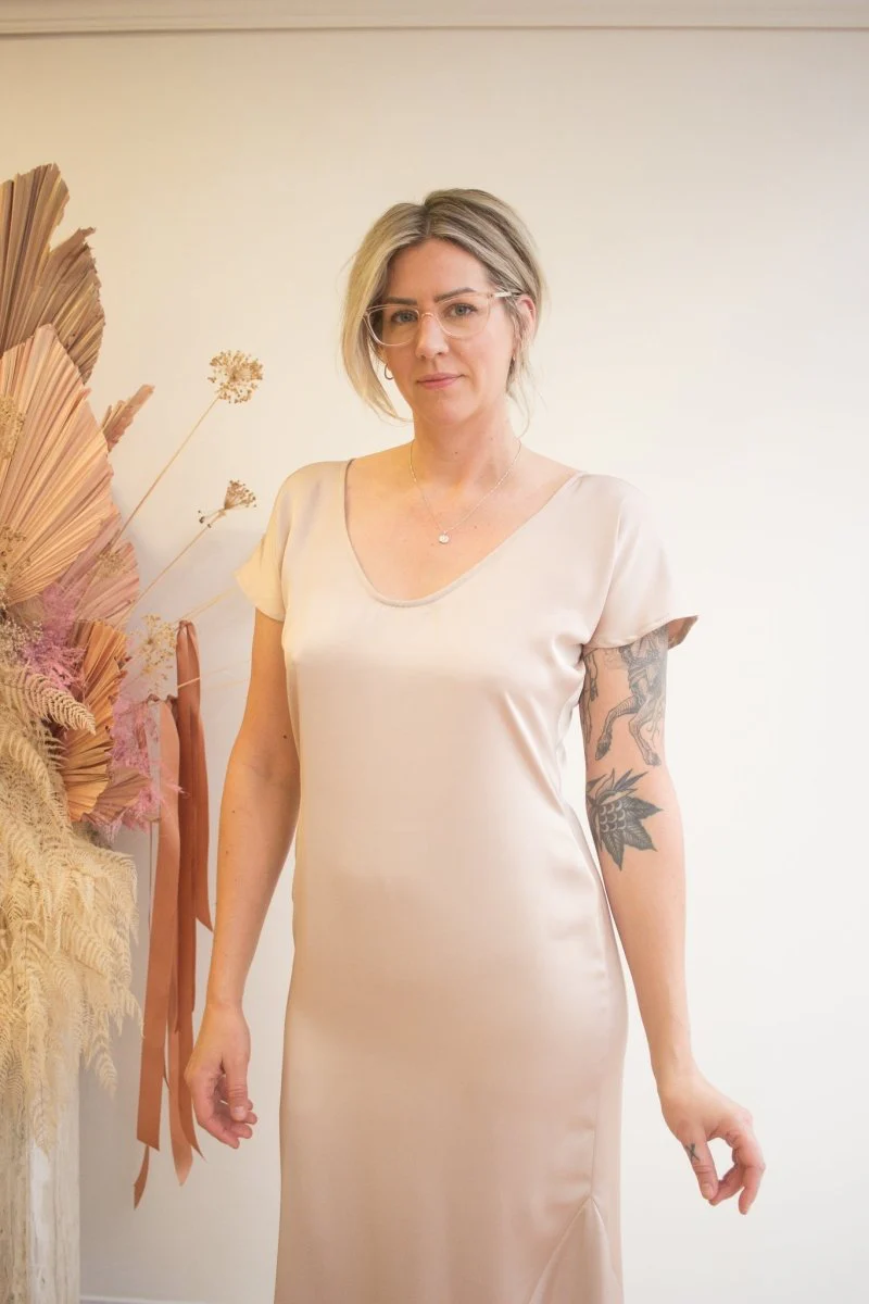Korelli Aurora Reversible Dress (Dusty Rose)
