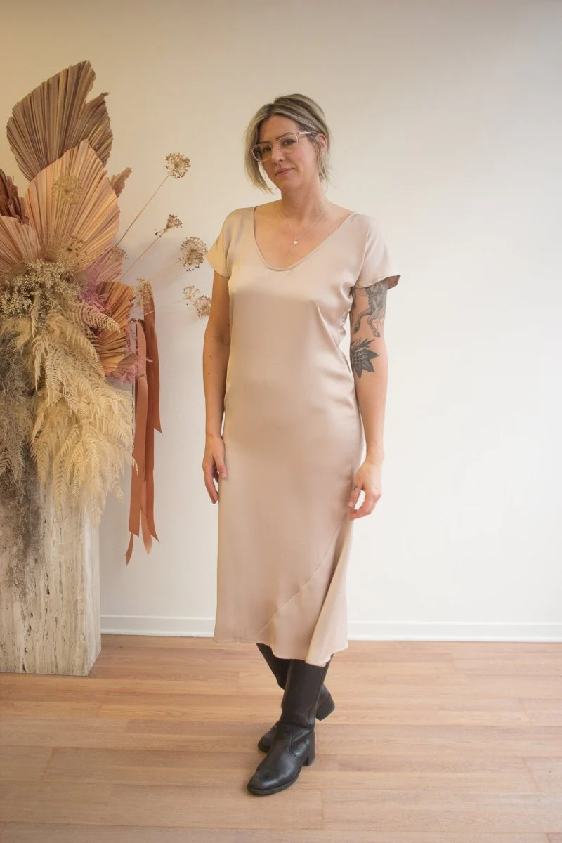 Korelli Aurora Reversible Dress (Dusty Rose) - Image 2