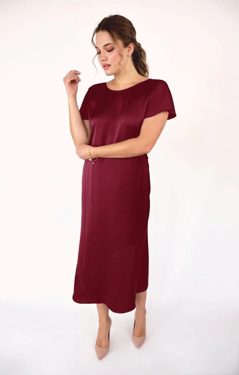 Korelli Aurora Reversible Dress (Wine) - Image 4