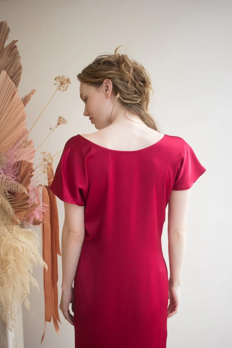 Korelli Aurora Reversible Dress (Wine) - Image 8