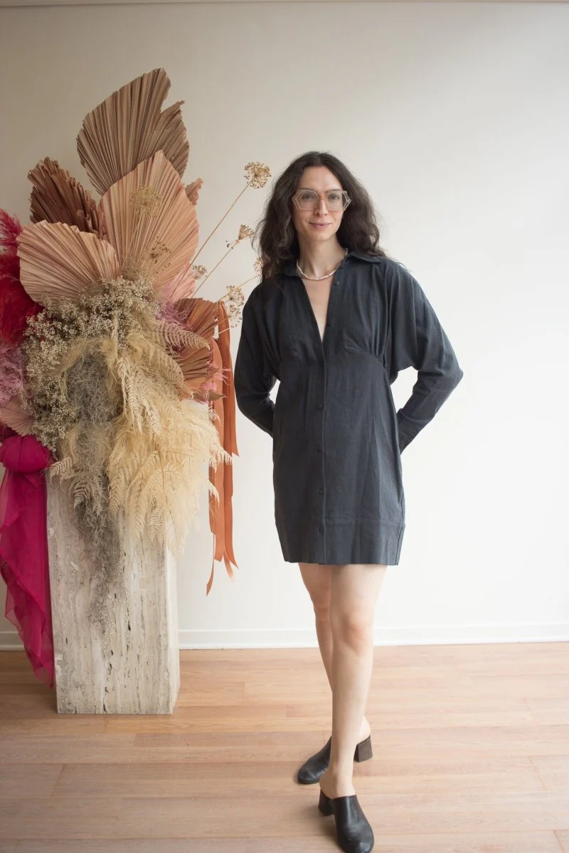 Korelli Ava Dress (Charcoal)